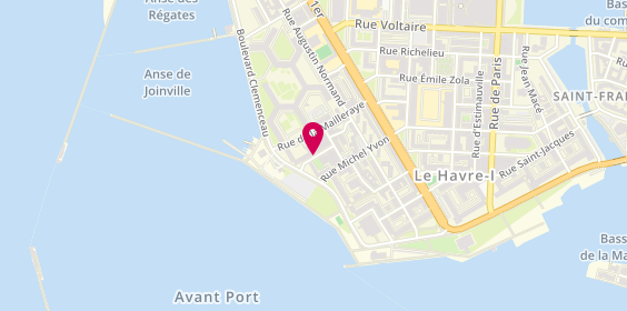 Plan de Lhl Associés, 13 Rue Auguste Constant Guerrier, 76600 Le Havre