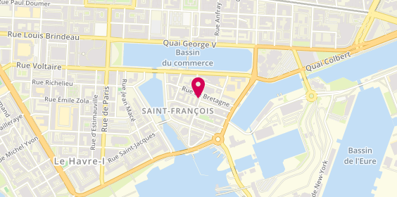 Plan de Agence Daniel Benard, 39 Rue Jean de la Fontaine, 76600 Le Havre