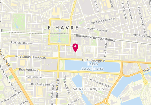 Plan de Côté Ouest Cote Ouest Immobilier, 174 Rue Victor Hugo, 76600 Le Havre