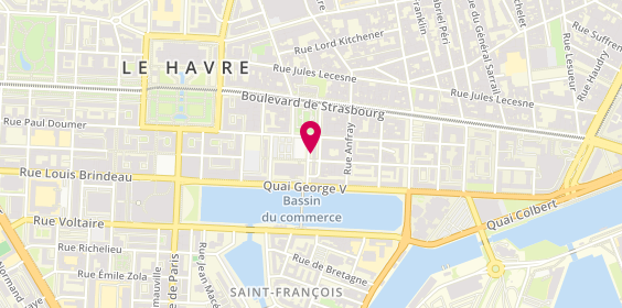 Plan de Heuzé Immobilier, 22 place Jules Ferry, 76600 Le Havre