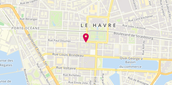 Plan de Cabinet Marie, 23 place de l'Hôtel de Ville, 76600 Le Havre