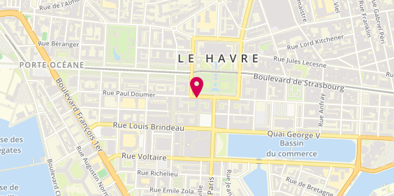Plan de Agence du Palais le Havre, 15 place de l'Hôtel de Ville, 76600 Le Havre