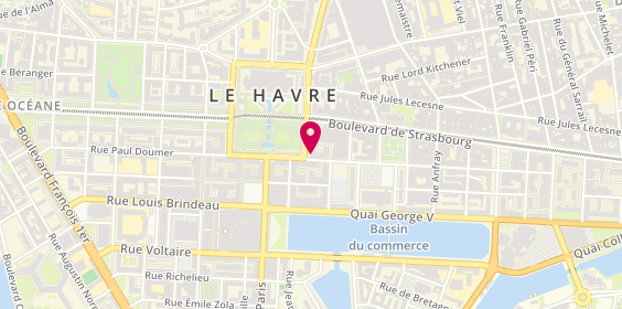 Plan de JULLIEN & ALLIX Immobilier, 34 place de l'Hôtel de Ville, 76600 Le Havre
