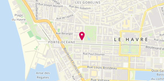 Plan de Citya Lecourtois, 30
32 Avenue Foch, 76600 Le Havre
