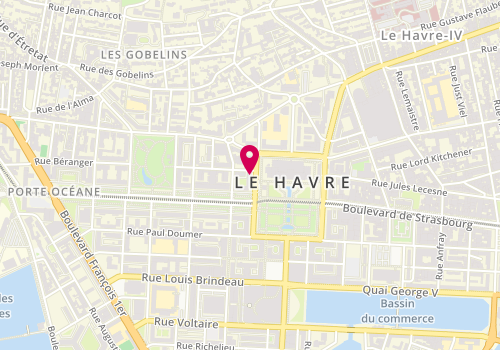 Plan de Orpi Agences No1, 51 place de l'Hôtel de Ville B.P 1218, 76600 Le Havre