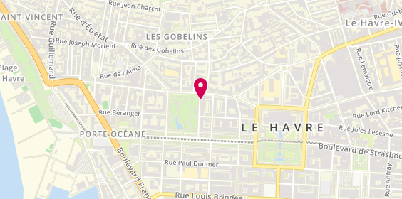 Plan de Saint Roch Immobilier, 48 Rue Raoul Dufy, 76600 Le Havre