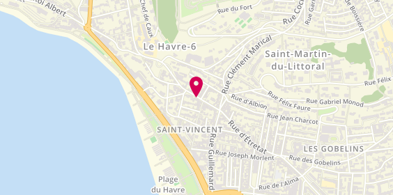 Plan de PELTIER Cyril, 22 Rue de Sainte Adresse, 76600 Le Havre