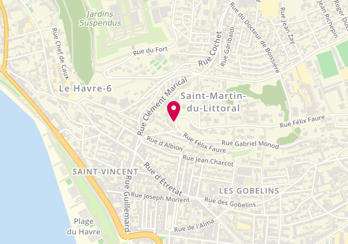 Plan de Simon Immobilier, 95 Rue Félix Faure, 76620 Le Havre