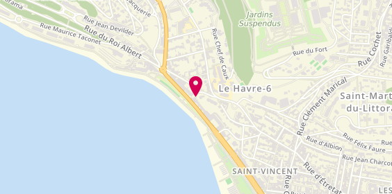 Plan de Agence Albert 1er, 122 Boulevard Albert 1er, 76600 Le Havre