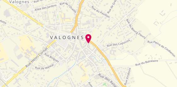 Plan de Stéphane Plaza Immobilier Valognes, 22 Rue du Vingt Juin 1944, 50700 Valognes