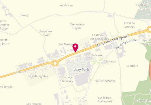 Plan de Station Immo France, 39 Les Maragolles Face à la Zone Leclerc Lexy, 54400 Cosnes-et-Romain