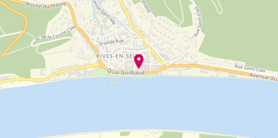Plan de Agence du Mascaret, 13 Quai Guilbaud, 76490 Rives-en-Seine