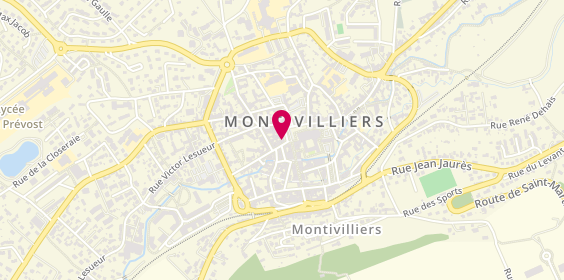 Plan de Agence Arcade Immobilier, 46 place François Mitterrand, 76290 Montivilliers