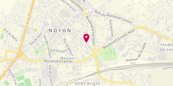 Plan de CENTURY 21 Saint Eloi Noyon, 44 Rue Saint-Eloi, 60400 Noyon