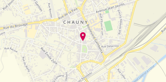 Plan de Carrez Immobilier Picardie, 55 Rue de la République, 02300 Chauny