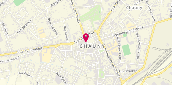 Plan de QUENTIMMO - Agence de Chauny, 4 place de l'Hôtel de Ville, 02300 Chauny