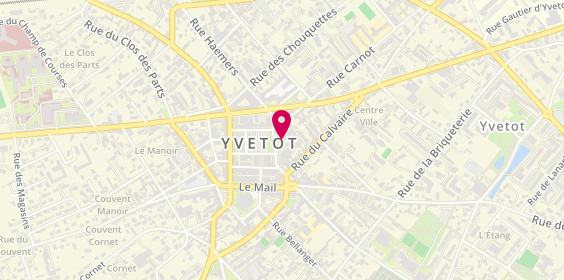 Plan de Agence immobilière Nexity, 6 Rue Camille Saint-Saëns, 76190 Yvetot