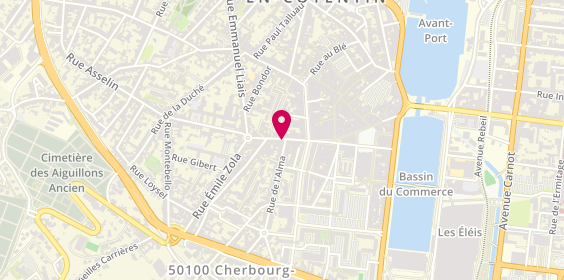 Plan de Citya Cherbourg, 49 Rue Gambetta, 50100 Cherbourg-en-Cotentin