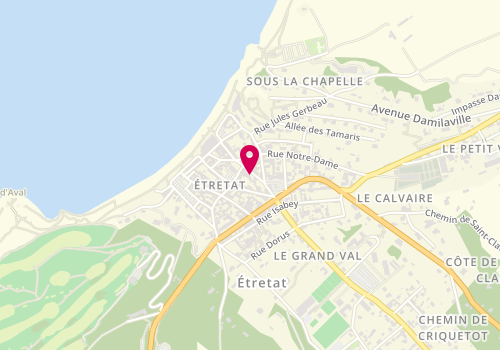 Plan de Demeures Côtières - L'Immobilier du Bord de mer en Normandie, 9 Rue Monge, 76790 Étretat
