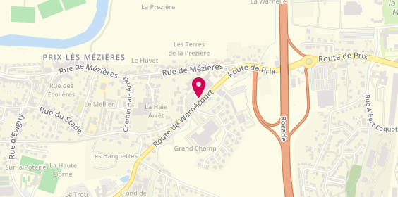 Plan de SA Lepage, 16 Route de Warnecourt, 08000 Prix-lès-Mézières
