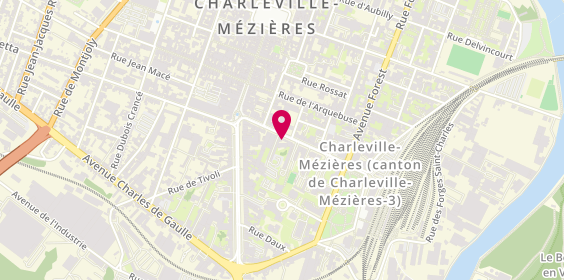 Plan de ING Immobilier, 22 avenue Jean Jaurès, 08000 Charleville-Mézières