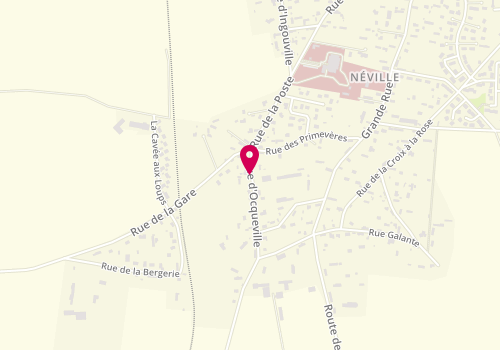 Plan de LANGLOIS Pierre, 2 Route d'Ocqueville, 76460 Néville