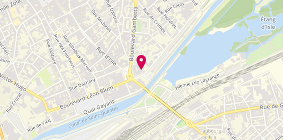 Plan de QUENTIMMO - Agence de Saint-Quentin, 8 Rue de l'État Major, 02100 Saint-Quentin