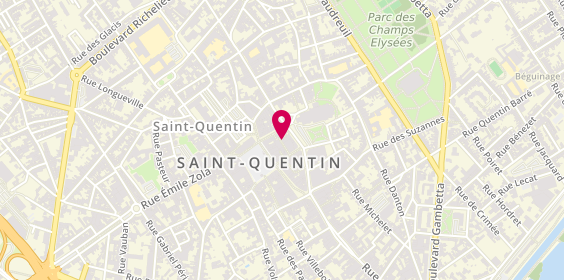 Plan de Icd, 7 Rue des Cohens, 02100 Saint-Quentin