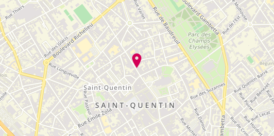 Plan de Agence Delahaye, 20 Rue Raspail, 02100 Saint-Quentin