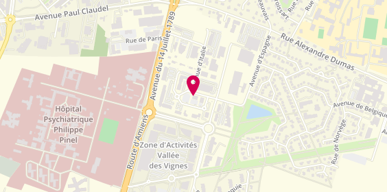 Plan de Groupe Medicis Immobilier, 19 avenue d'Italie, 80090 Amiens