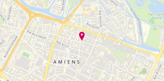 Plan de ABRINOR Immobilier Amiens, 26 Rue du Marché Lanselles, 80000 Amiens