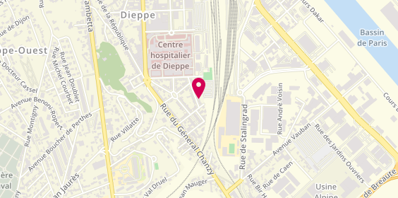 Plan de BERTHE Immobilier, 27 Rue Amiral Lebourgeois, 76200 Dieppe