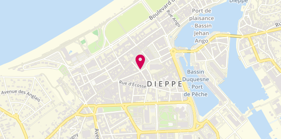 Plan de Stéphane Plaza Immobilier, 18 place Saint-Jacques, 76200 Dieppe