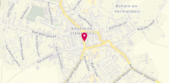 Plan de Watremez Immobilier Bohain, 25 Rue Francis de Pressensé, 02110 Bohain-en-Vermandois