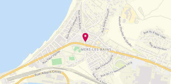 Plan de Cabinet Delahaye Immobilier Mers Les Bains, 19 Rue Georges Clemenceau, 80350 Mers-les-Bains
