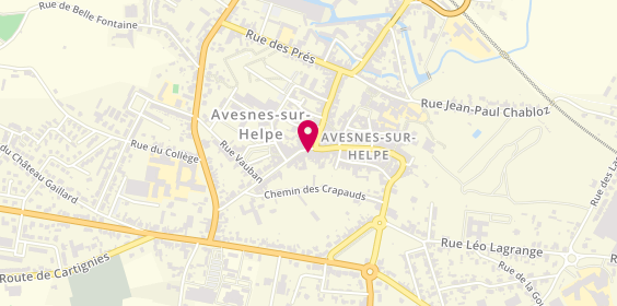 Plan de DL JurisImmo, 3 Rue Cambresienne, 59440 Avesnes-sur-Helpe
