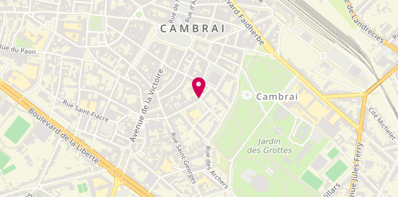 Plan de Simon Lacord Immobilier, 6 Rue du Petit Séminaire, 59400 Cambrai