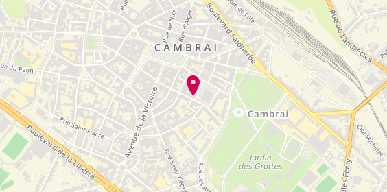 Plan de Citya Cegitra, 16 place Robert Leroy, 59400 Cambrai