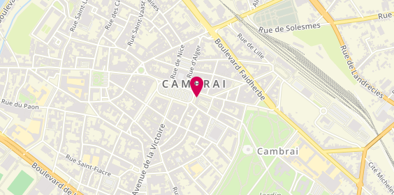 Plan de Square Habitat Cambrai, 13 place Aristide Briand, 59400 Cambrai