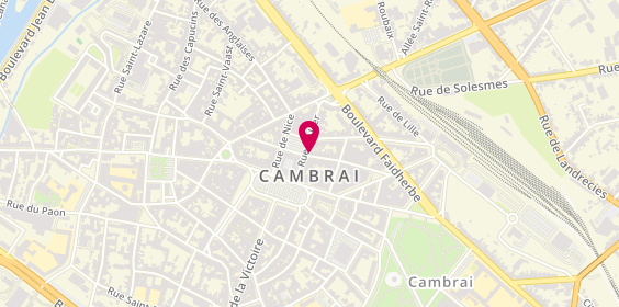 Plan de ROCHA Investissement, 16 Rue d'Alger, 59400 Cambrai