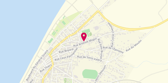 Plan de Cayeux Immobilier - l'Agence de la Plage, 43 Rue Anatole Mopin, 80410 Cayeux-sur-Mer