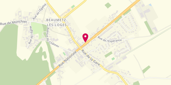 Plan de Beaumetz Immobilier, 27 Rue Nationale, 62123 Beaumetz-lès-Loges