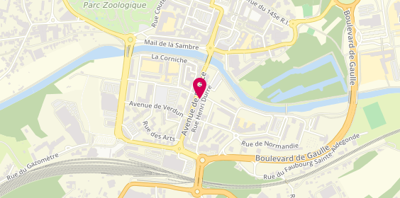 Plan de Stephane Plaza Immobilier, 43 avenue de France, 59600 Maubeuge