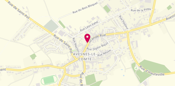 Plan de Agence Avesnes IMMO, 90 Grande Rue, 62810 Avesnes-le-Comte