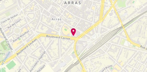 Plan de Agence immobilière Debuisson immobilier Arras, 31 Boulevard Carnot, 62000 Arras