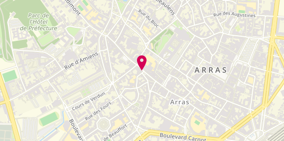 Plan de La Ruche de l'Immobilier, 47 Rue Saint-Aubert, 62000 Arras