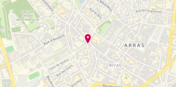 Plan de FONCIA | Agence Immobilière | Achat-Vente | Arras | Rue SaintAubert, 63 Rue Saint-Aubert, 62000 Arras