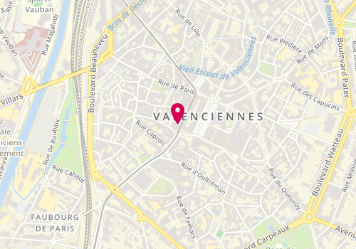 Plan de Square Habitat Valenciennes, 36 Rue Vieille Poissonnerie, 59300 Valenciennes