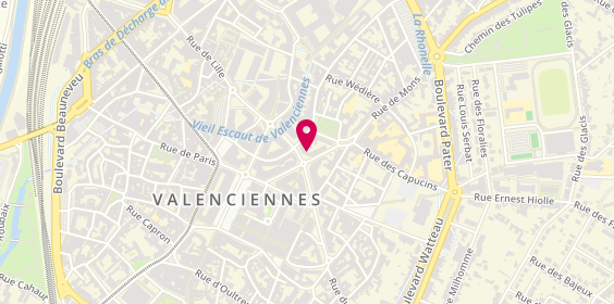 Plan de Agence immobilière Agence Soyez Valenciennes, 45 avenue Albert 1er, 59300 Valenciennes