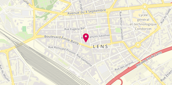 Plan de Immolens, 14 Rue du Maréchal Leclerc, 62300 Lens